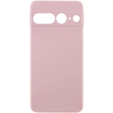 Чехол-силикон Getman Liquid Silk Full Camera Google Pixel 7 Pro Розовый песок