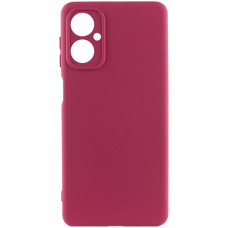 Чехол-силикон Full Soft Case Motorola G54 Бордовый