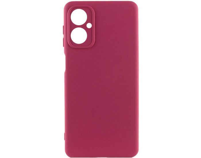Чохол-силікон Full Soft Case Motorola G54 Бордовий