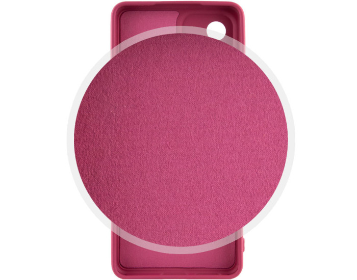 Чохол-силікон Full Soft Case Motorola G54 Бордовий