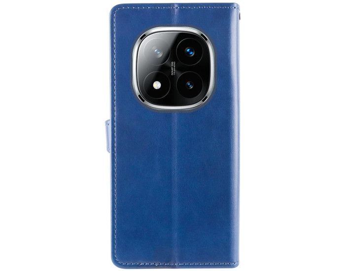 Чохол-книга шкіряний GETMAN Gallant Xiaomi Redmi Note 14 Pro 5G / 14 Pro Plus синій