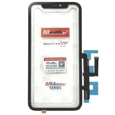 Сенсор Apple iPhone 11, с OCA, с рамкой без микросхемы, черный, Musttby