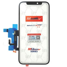 Сенсор Apple iPhone 12 / 12 Pro с OCA с рамкой без микросхемы, черный, Musttby