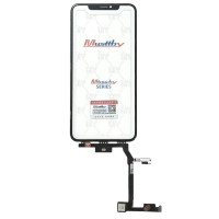 Сенсор Apple iPhone XS Max, с OCA. с рамкой с микросхемой с длинным шлейфом, черный, Musttby