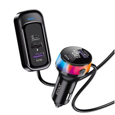 Автомобильное зарядное устройство Jokade JH031 XIANGLING 93W (3USB-A+2USB-C) LED черный