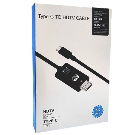 Кабель Type-C to HDMI 4K*2K