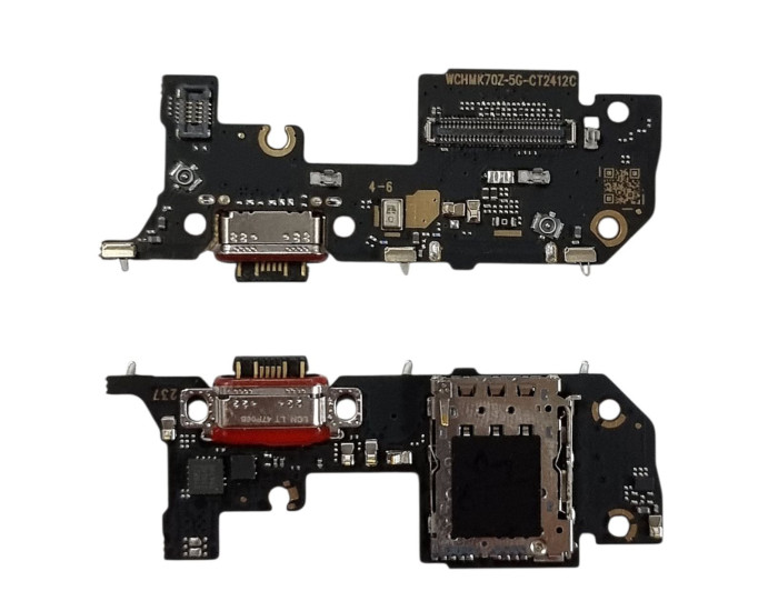 Шлейф для Xiaomi 14T Pro, коннектор зарядки, High Copy