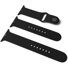 Ремешок для Apple Watch Sport Band 38/40/41 mm (S/M & M/L) (Черный / Black)