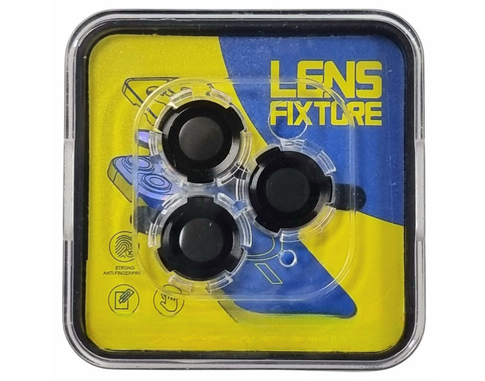 Защитное стекло на камеру Lens Fixture iPhone 12 Pro Max, Black