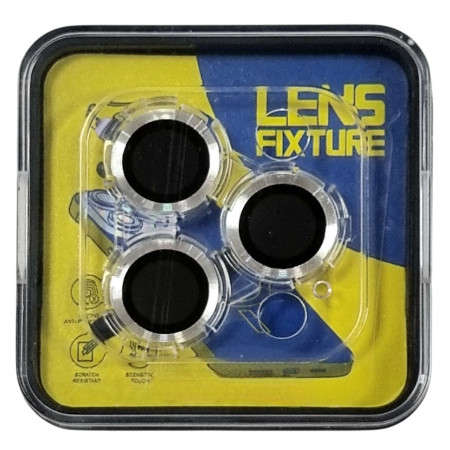 Защитное стекло на камеру Lens Fixture iPhone 12 Pro Max Silver