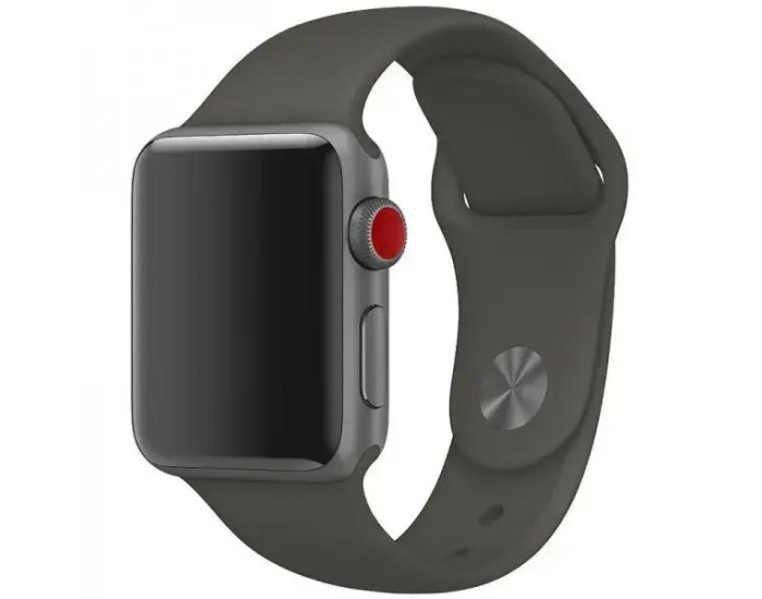 Ремешок для Apple Watch Series Soft Touch плетеный 38/40/41 mm Dark Grey