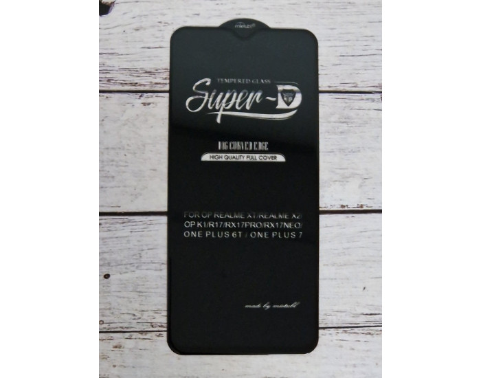 Захисне стеклo Mietubl Super-D OnePlus 6T /7 /X2 /Realme XT, Black