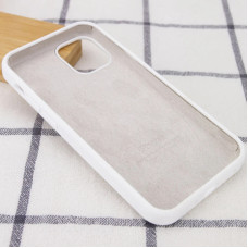 Чехол-силикон оригинал Full Soft Matte iPhone 14 (Белый / White)