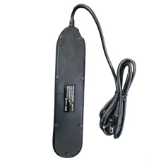 Сетевой фильтр WUW C133 на 3 розетки и 4USB, черный 2,1A / 2м