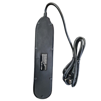 Сетевой фильтр WUW C133 на 3 розетки и 4USB, черный 2,1A / 2м