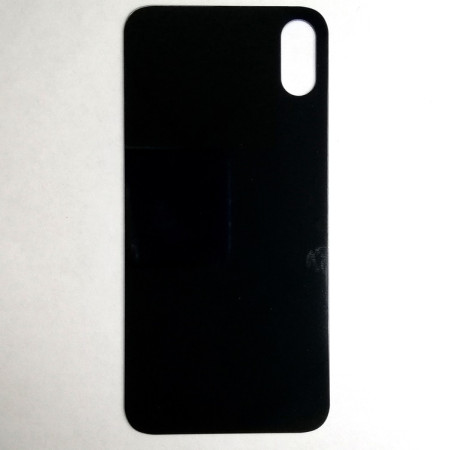 Задня панель корпуси для iPhone XS, чорний (Big Hole)
