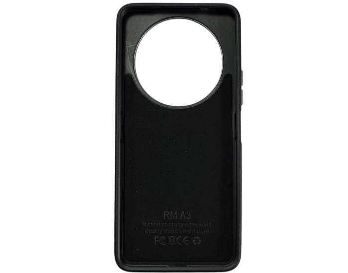 Чехол-силикон Leather Case Metal Buttons Xiaomi Redmi A3 черный