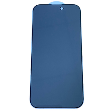Захисне Скло Privasy (full glue) для iPhone 14 Pro Max 5D Black
