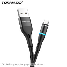 Кабель USB Tornado TX5 USB to Micro (2.4A/1m) Black