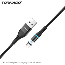 Кабель USB Tornado TX5 USB to Micro (2.4A/1m) Black