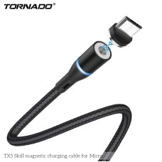 Кабель USB Tornado TX5 USB to Micro (2.4A/1m) Black