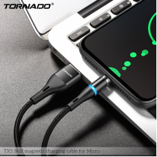Кабель USB Tornado TX5 USB to Micro (2.4A/1m) Black