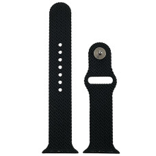 Ремінець для Apple Watch Series Soft Touch плетений 38/40/41/42 (ser.10) mm. Black