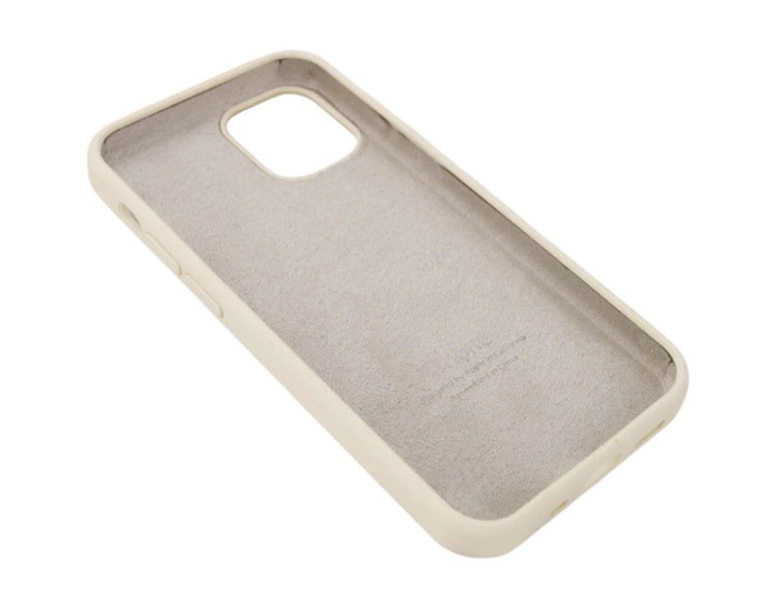 Чехол-силикон оригинал Full Soft Matte iPhone 14 (Антично Белый / Antigue White)