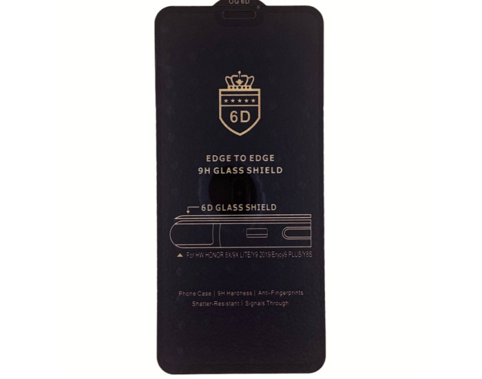 Защитное стекло 6D Premium Black Edition Huawei Honor 8X, Black