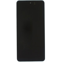 Дисплей з сенсорним екраном (модуль) Samsung M526 Galaxy M52, чорний, з рамкою OLED