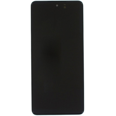 Дисплей з сенсорним екраном (модуль) Samsung M526 Galaxy M52, чорний, з рамкою OLED