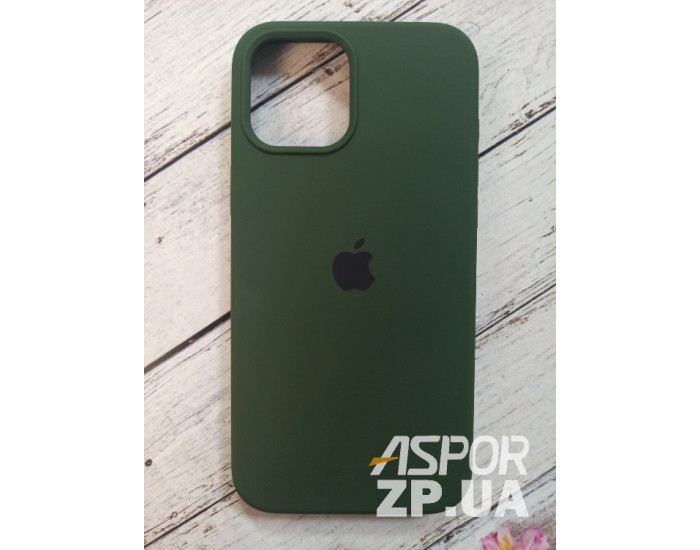 Чехол-силикон оригинал Full Soft Matte iPhone 12 Pro Max, Khaki