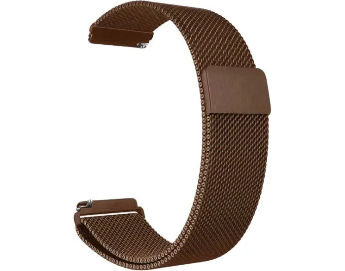 Ремінець Xiaomi Amazfit/ Samsung Milanese Loop New Design 20mm Brown