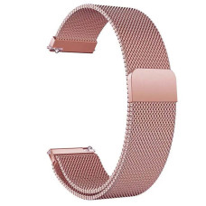 Ремешок Xiaomi Amazfit/ Samsung Milanese Loop New Design 20mm Rose Gold