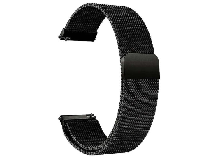 Ремінець Xiaomi Amazfit/ Samsung Milanese Loop New Design 22mm Black