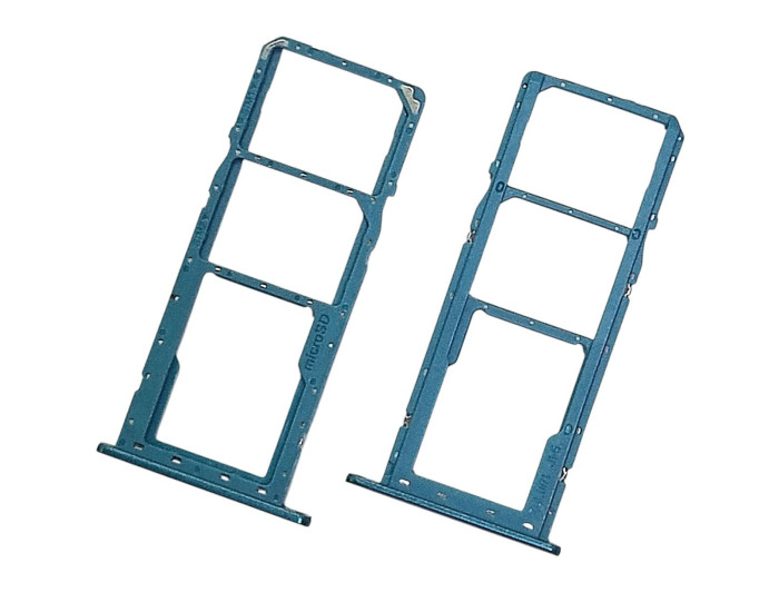 Держатель SIM-карты для Sаmsung A015 A01, зеленый Dual sim