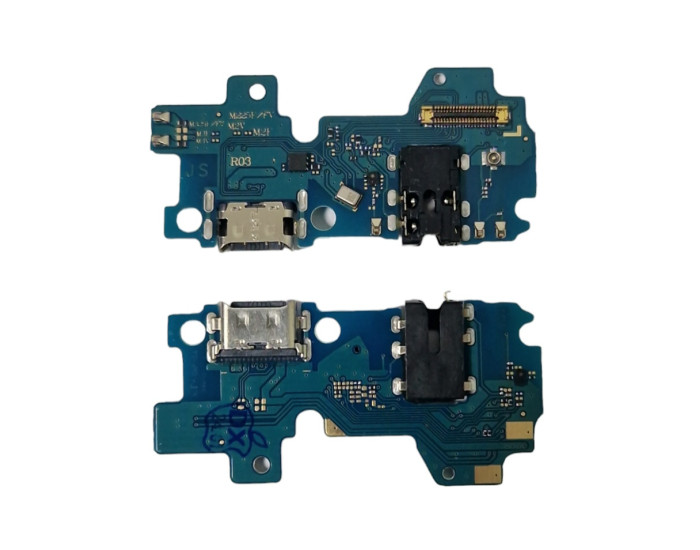Шлейф для Samsung M325 M32 4G, коннектора зарядки, с микрофоном, High Copy 