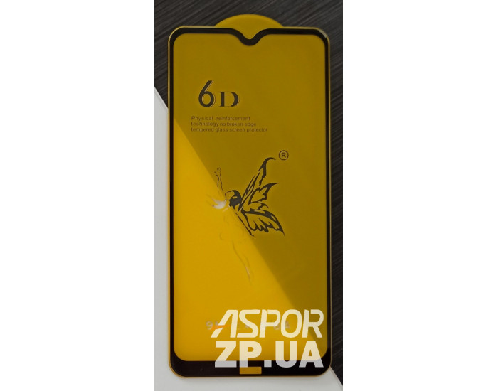 Защитное стекло 6D Premium Samsung A01 A015, Black