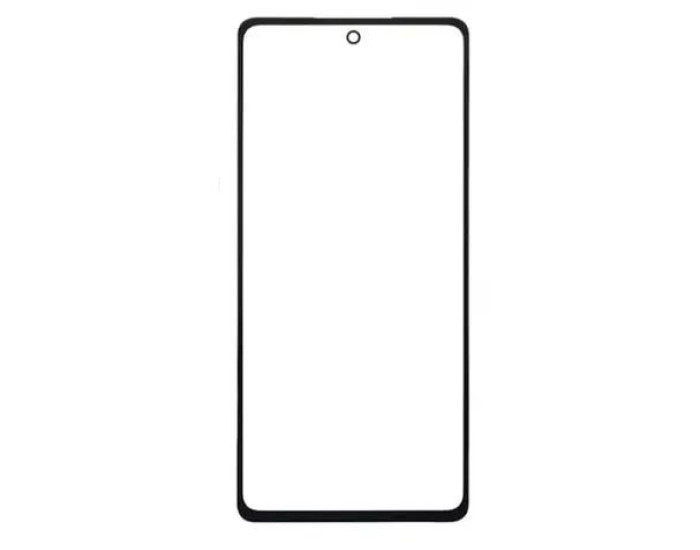 Стекло фронтальное с OCA-пленкой Huawei P Smart 2021 / Y7A /Honor 10x Lite, черное