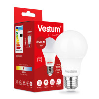 LED лампа Vestum A60 10W 4100K 220V E27