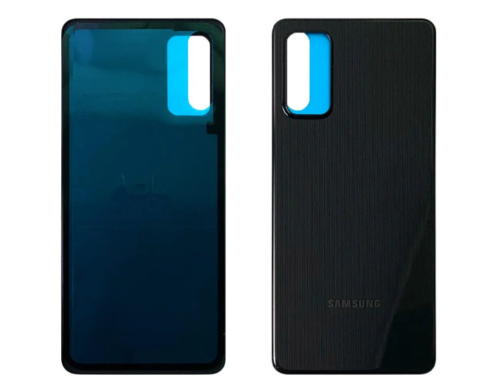 Задняя крышка для Samsung M52 5G M526. черная, Blazing Black, оригинал