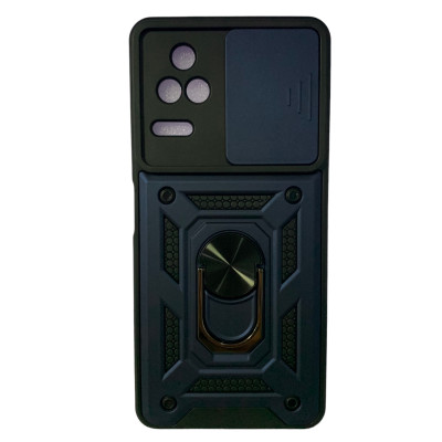 Чехол-Ударопрочный Camshield Serge Ring Xiaomi Poco F4, Синий