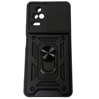 Чохол-Ударостійкий Camshield Serge Ring Xiaomi Poco F4, чорний