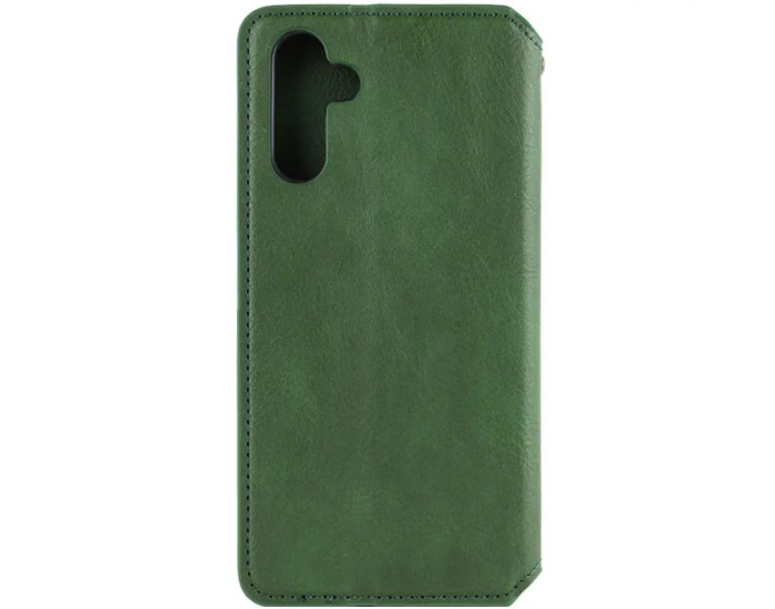 Чохол-книга шкіряний GETMAN Cubic Samsung Galaxy A17 5G, Зелений