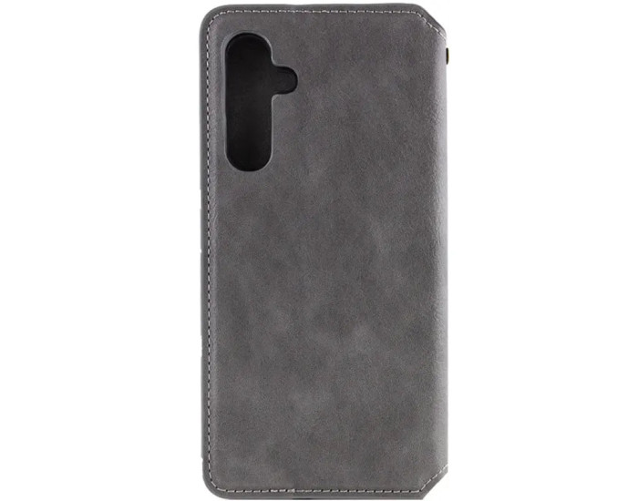 Чохол-книга шкіряний GETMAN Cubic Samsung Galaxy A17 5G, Сірий