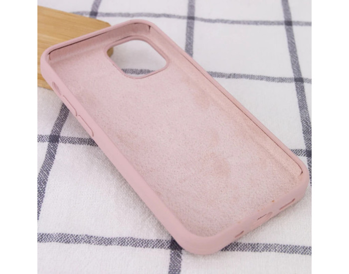 Чехол-силикон оригинал Full Soft Matte iPhone 16 Pro Max (Розовый / Chalk Pink)