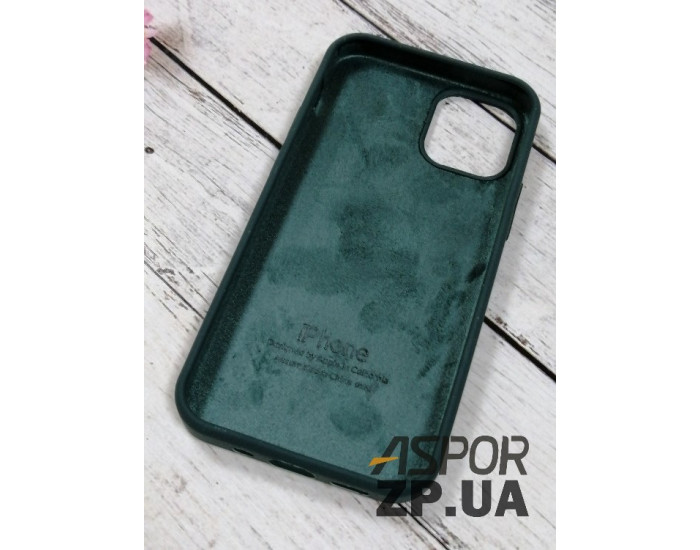 Чехол-силикон оригинал Full Camera Soft Matte iPhone 12 Mini, Dark green