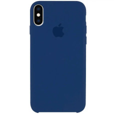 Чохол-силікон оригінал Soft Matte iPhone XS Max Midnight Blue