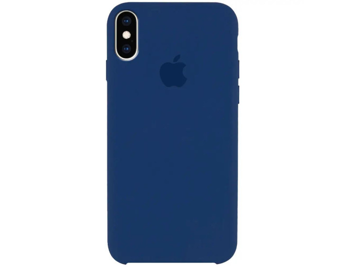 Чехол-силикон оригинал Soft Matte iPhone XS Max, Midnight blue