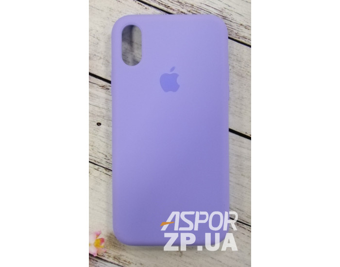 Чехол-силикон оригинал Full Soft Matte iPhone X /XS, Lilac